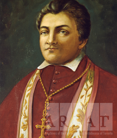 Painted portrait of Most Reverend Michael Power.