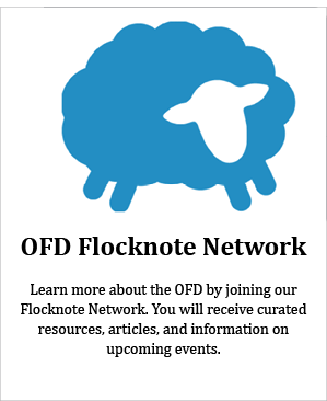 Uno the sheep is part of the Flocknote logo