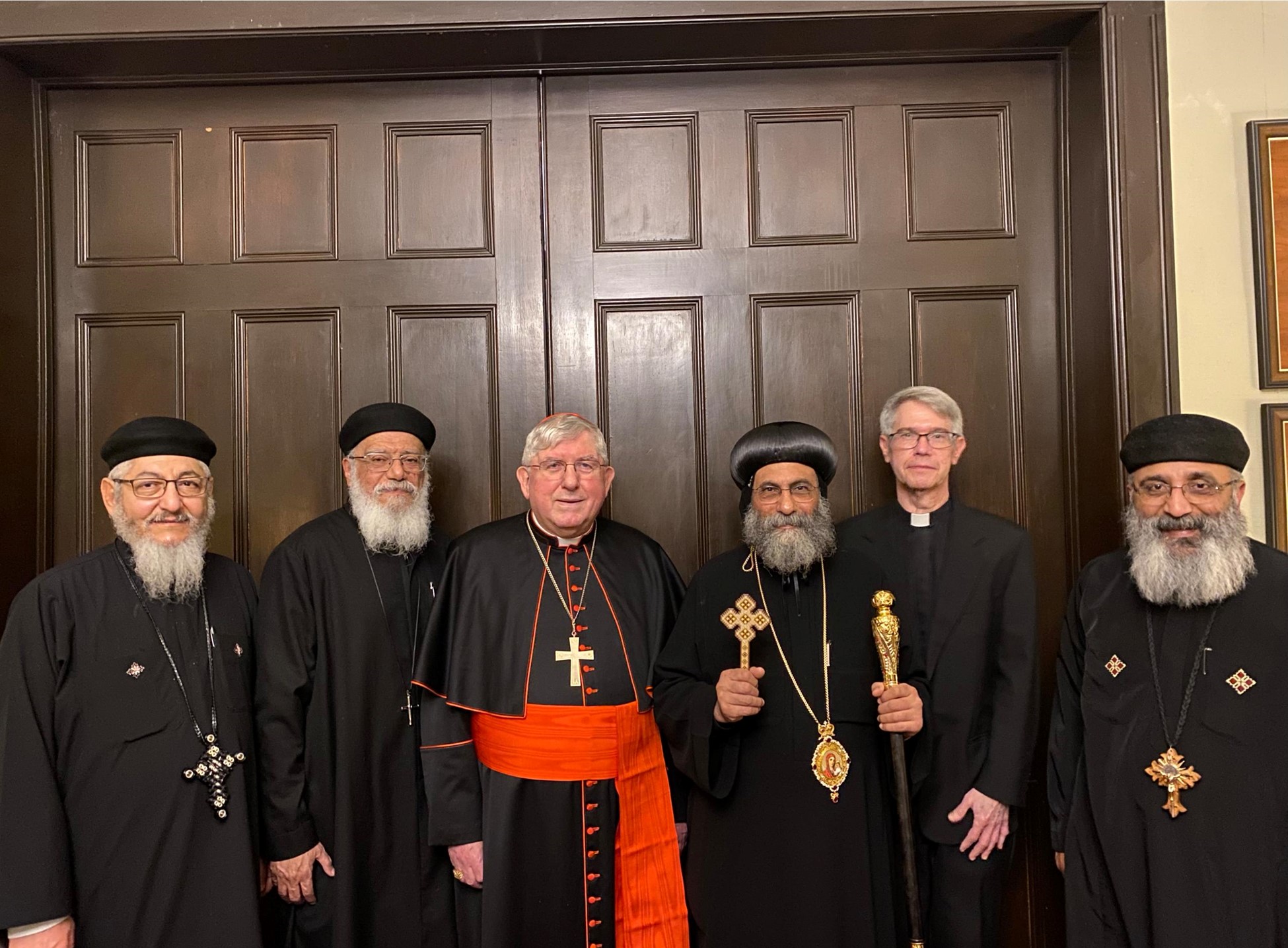 2023 Feb 9. Coptic Orthodox Church Leaders meet Cardinal Collins at St. Michael's Cathedral