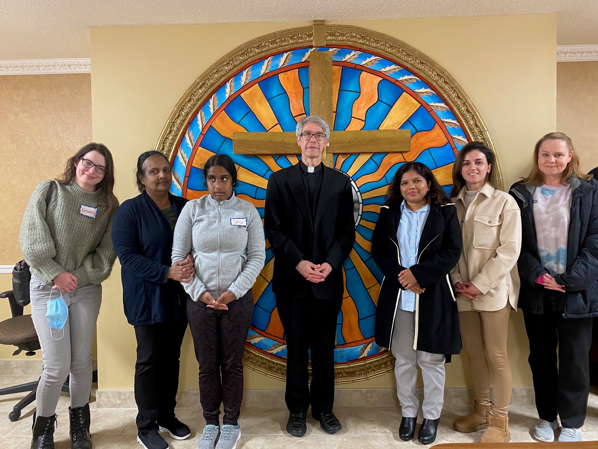 2023 Fr. Luis Melo with RCIA candidates-St. Francis of Assisi Church-Mississauga
