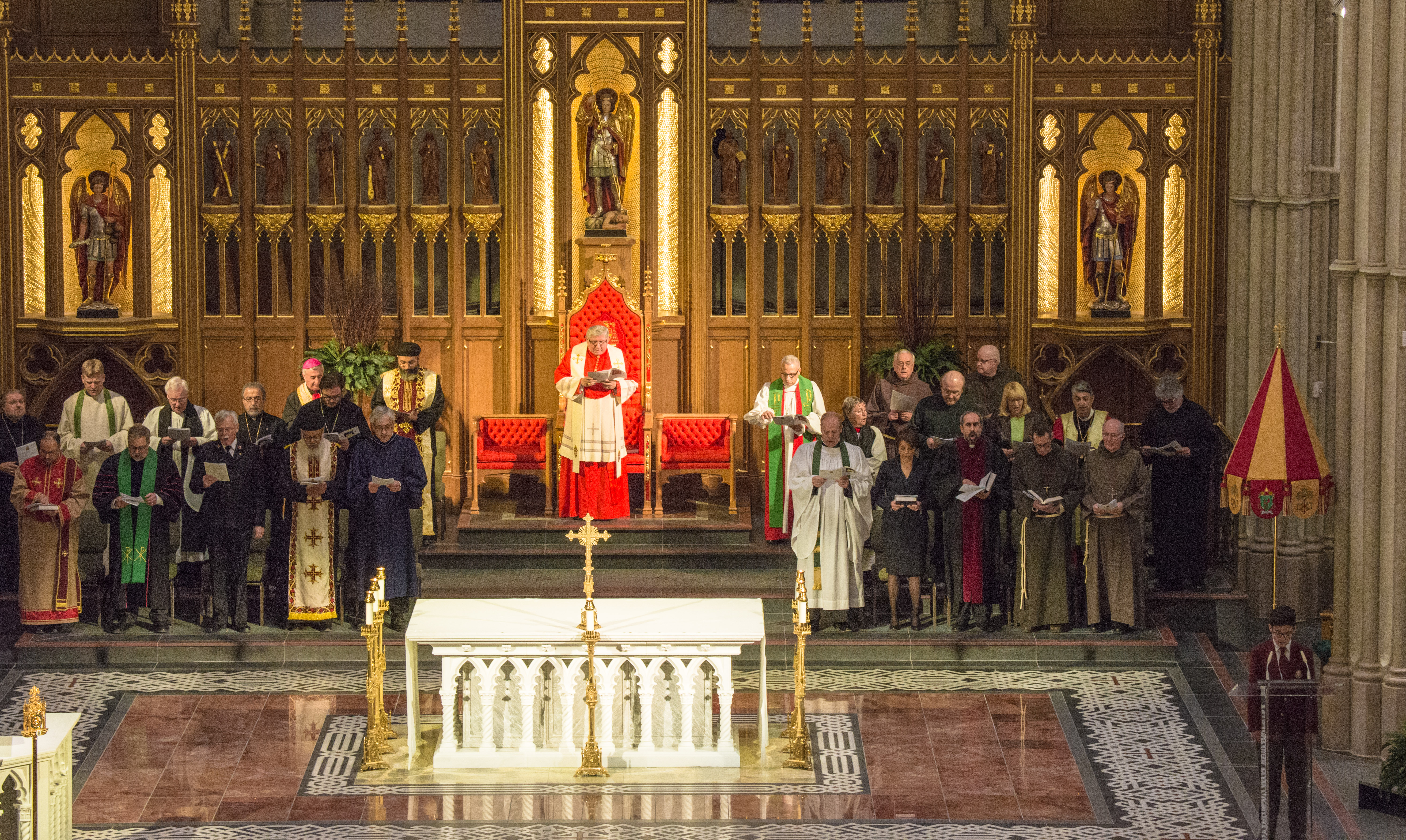 Prayer for Christian Unity at St. Michael`s Cathedral