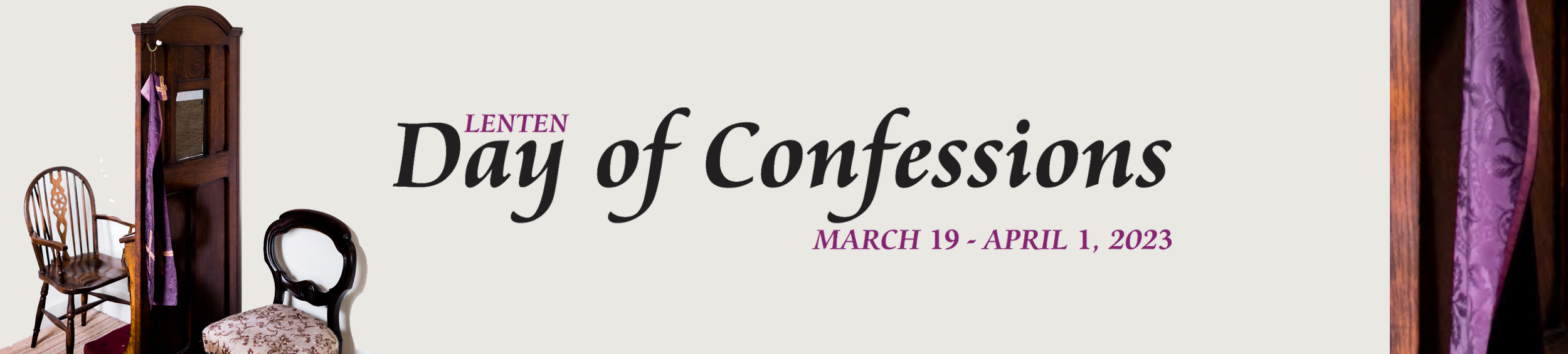 Day of Confessions for Advent 2023