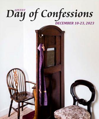 Poster for Day of Confessions - Advent 2023