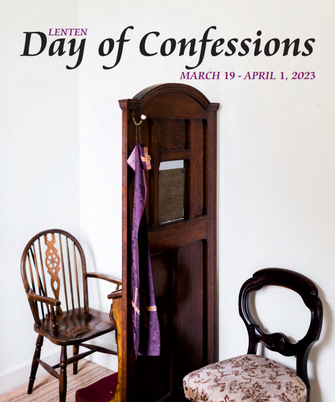 Preview of Day of Confessions Poster - Lent 2023