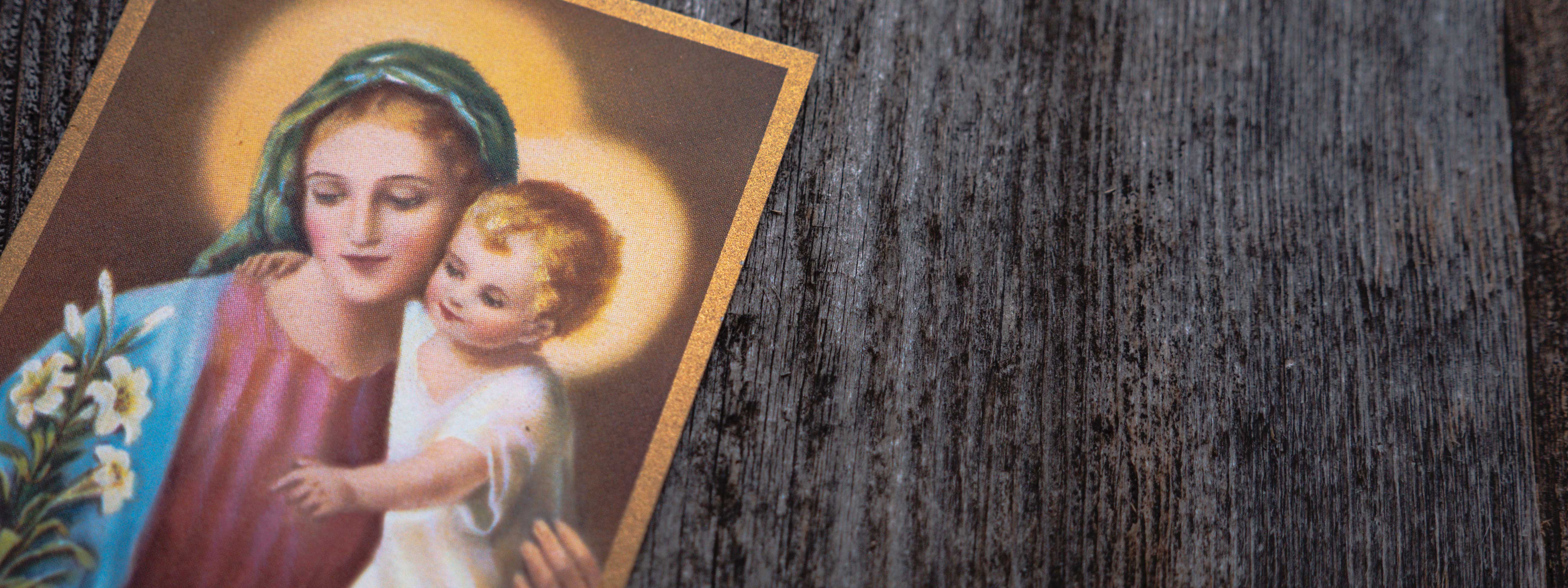 Photo of Mother Mary with Jesus