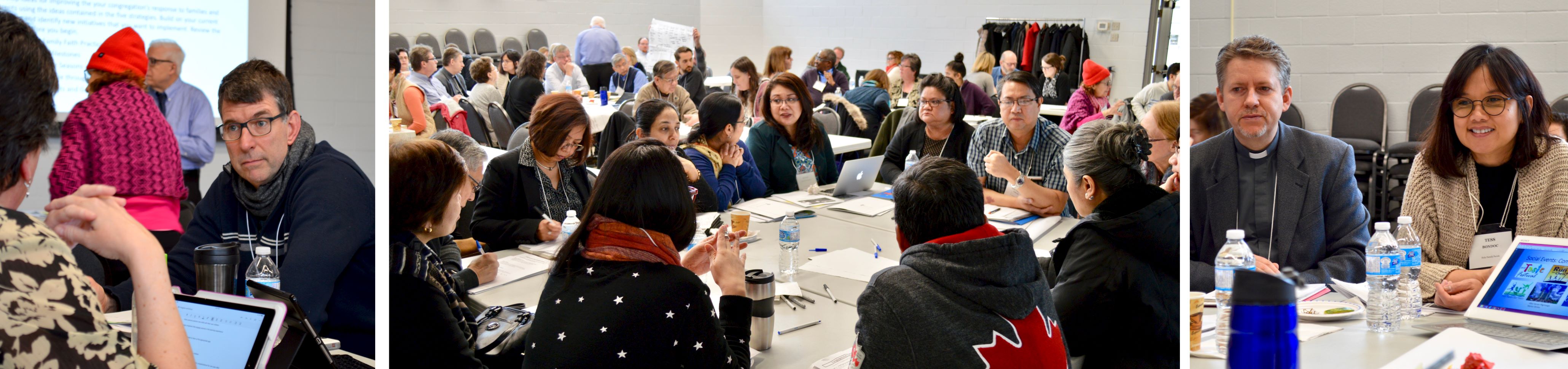 collage of attendees at our workshop in 2018