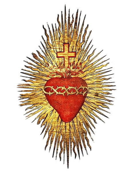 Graphic of the Sacred Heart of Jesus