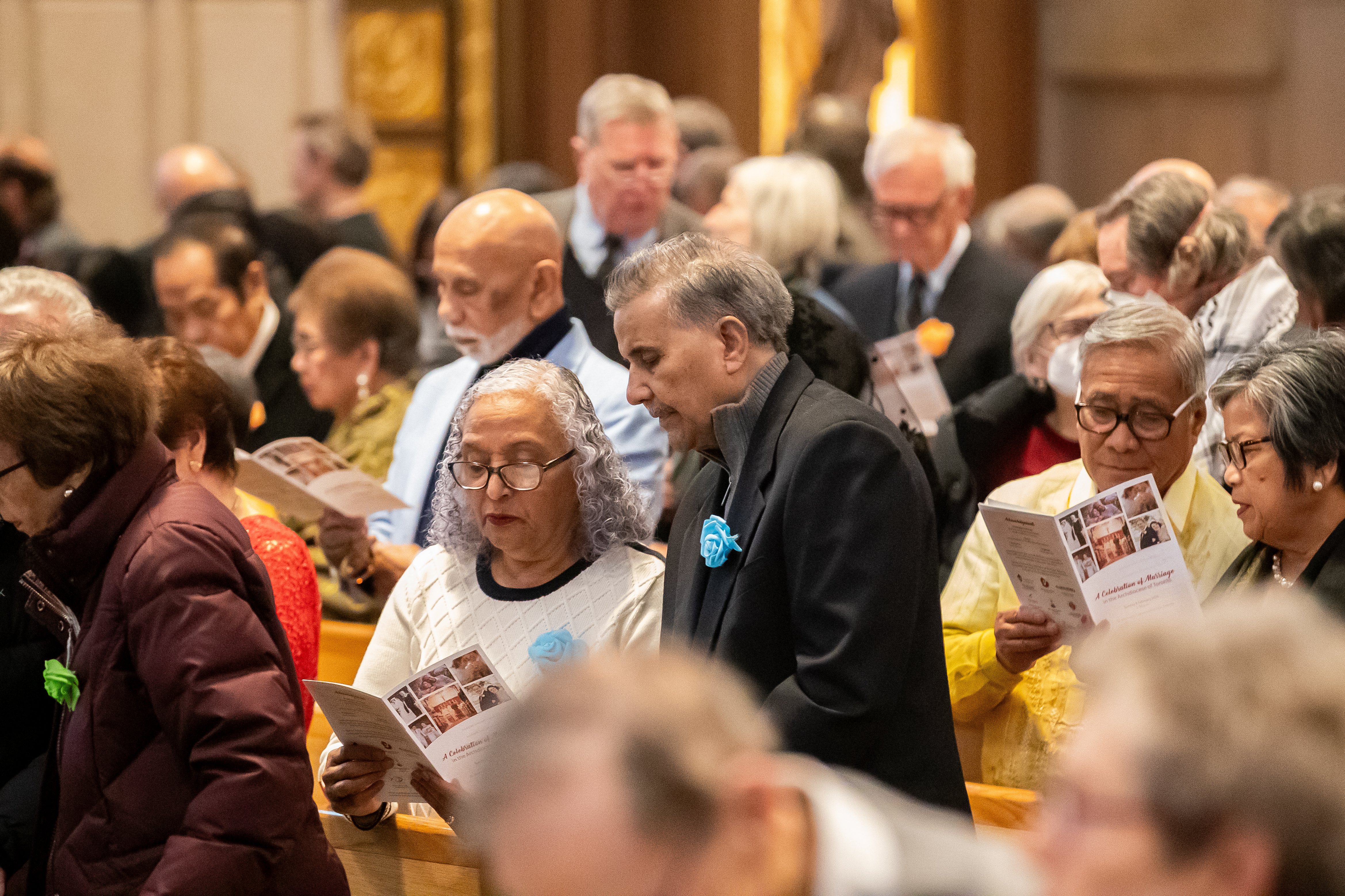 Couples renewing vows